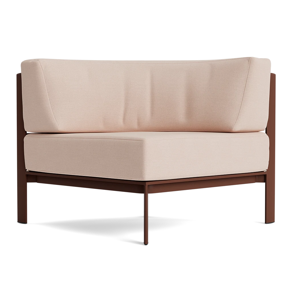 Modular Curved Corner Chair