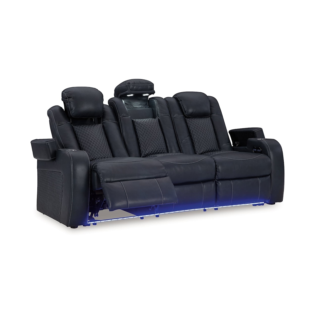 Ashley Signature Design Fyne-Dyme Power Reclining Sofa