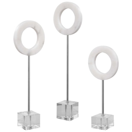 Toss Marble Rings, S/3