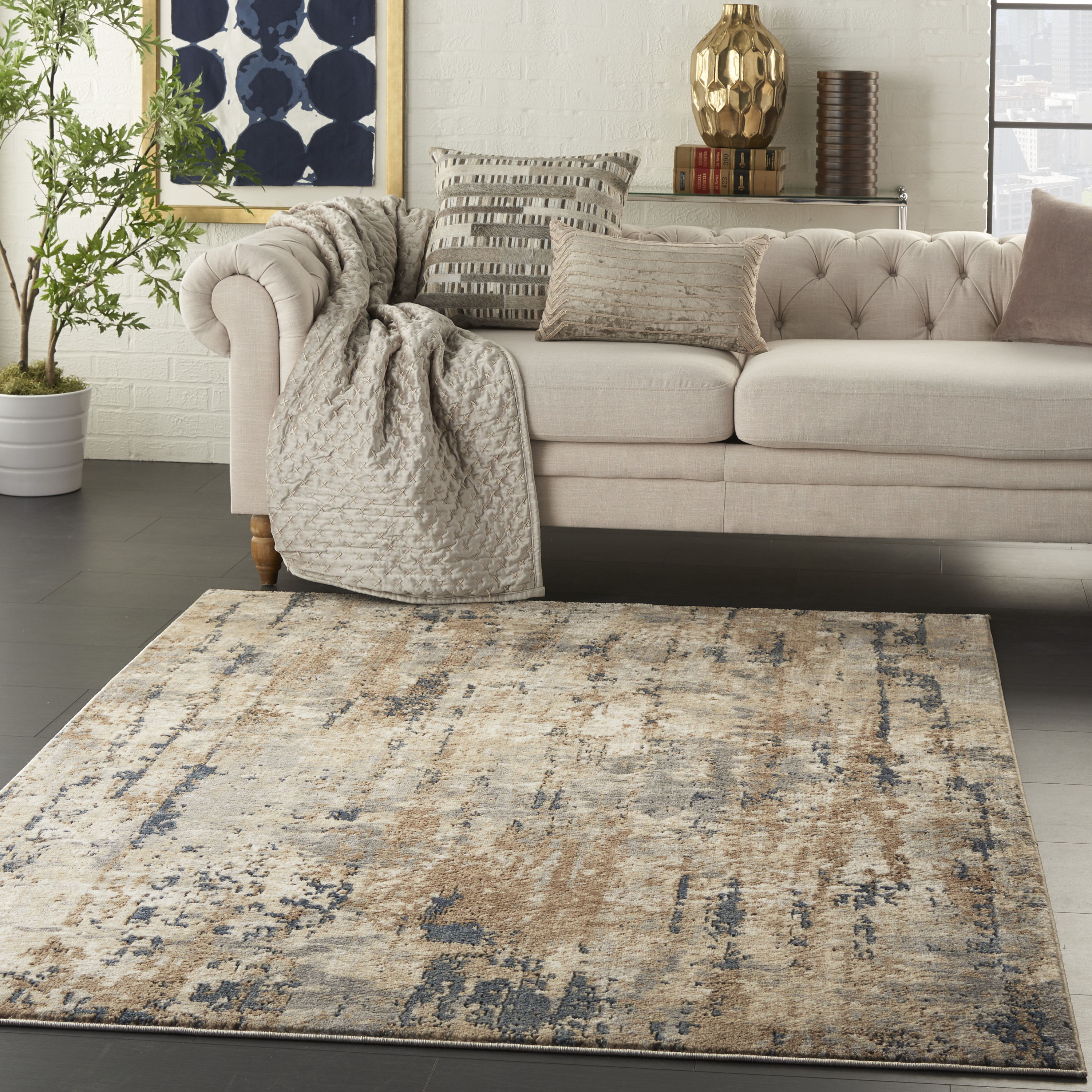 Nourison Quarry 3'9" x 5'9"  Rug