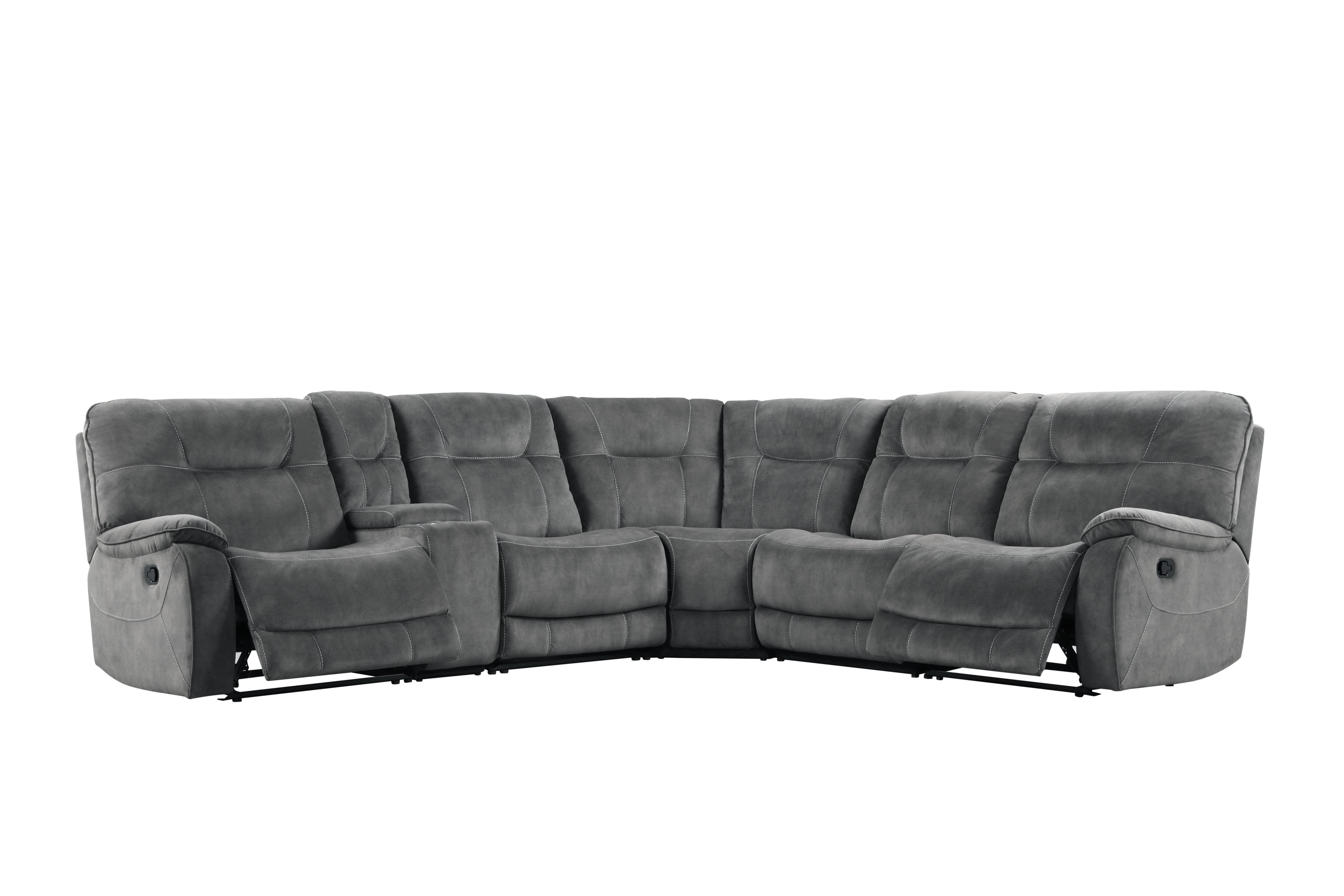 6-Piece Manual Reclining Sectional Sofa
