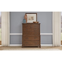 Transitional Rustic 6-Drawer Chest