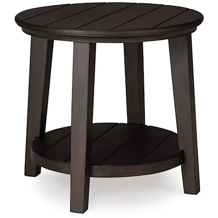 Round End Table