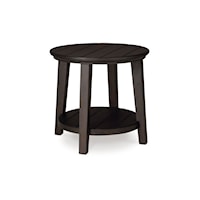 Casual Round End Table