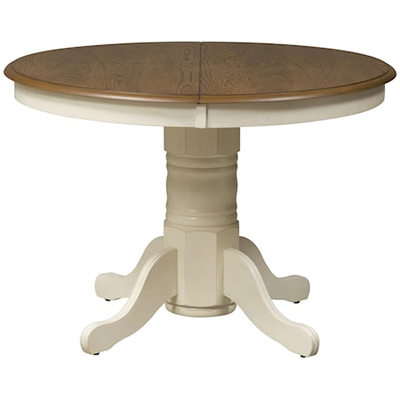 Farmhouse Pedestal Table