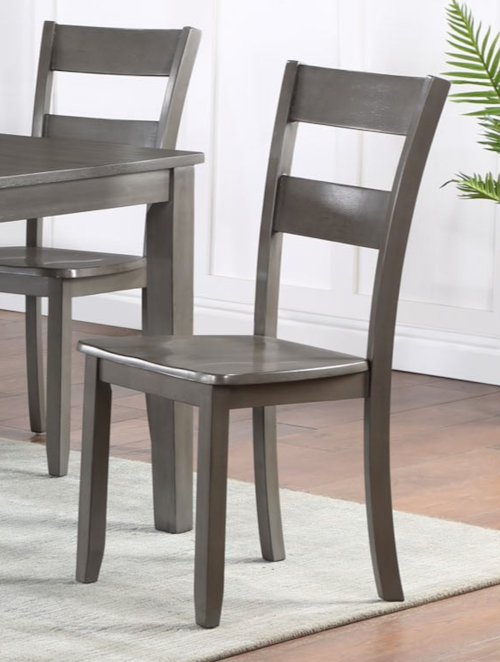 Transitional Dining Side Chair with Ladder Back