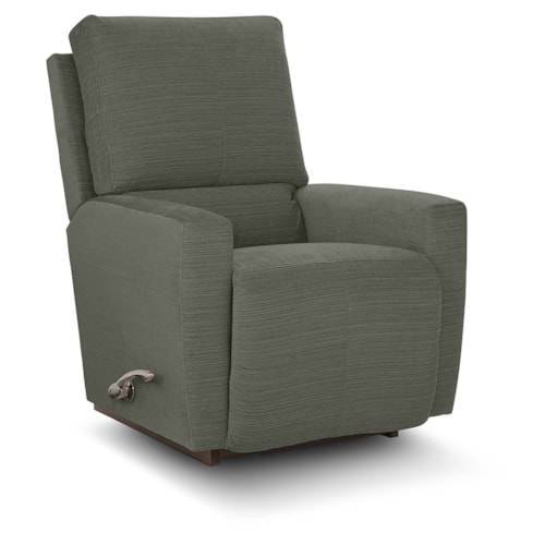 Contemporary Wall Recliner with Track Arms