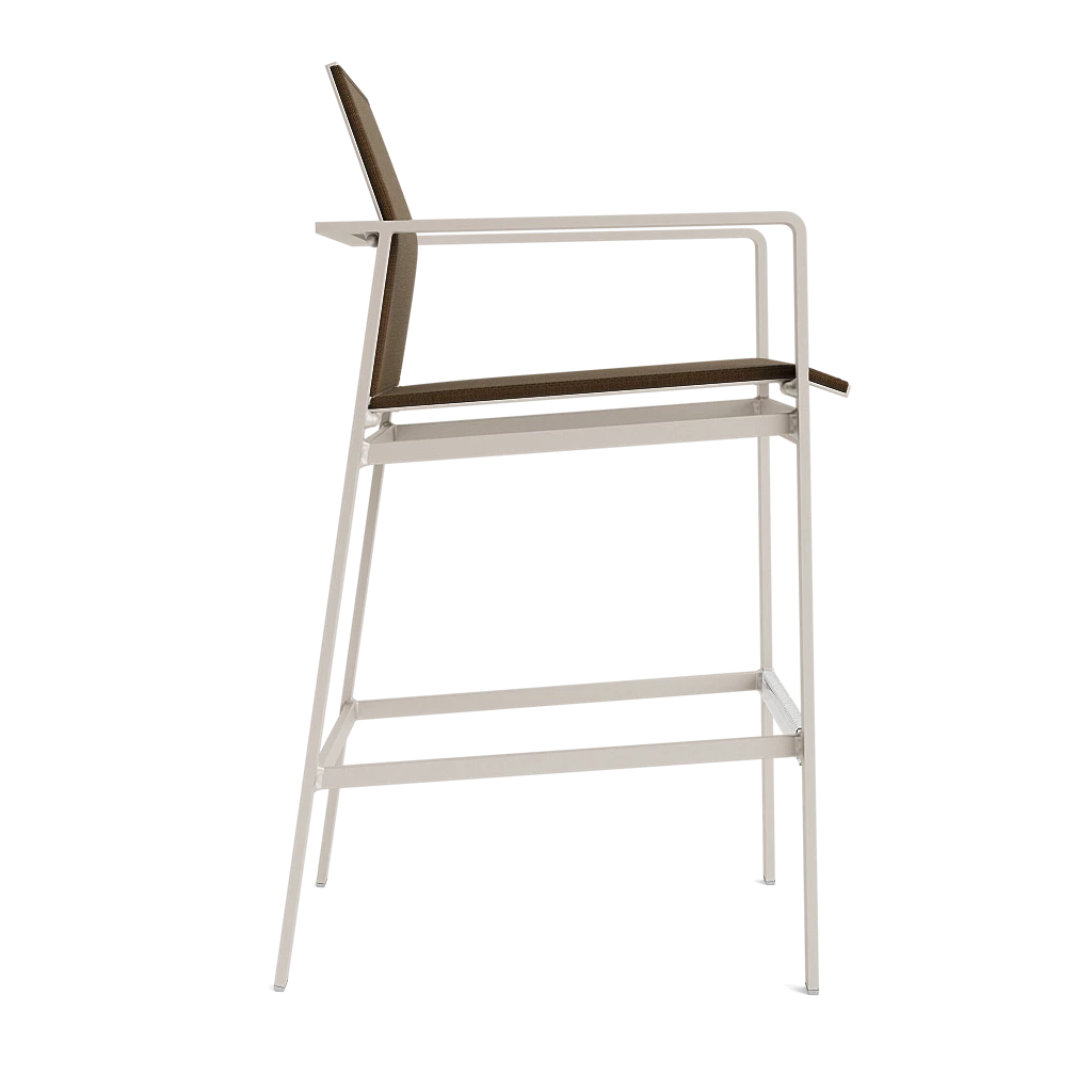 Brown Jordan Swim Modern Fixed Sling Barstool
