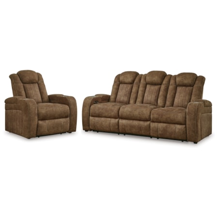 Power Reclining Sofa And Power Recliner