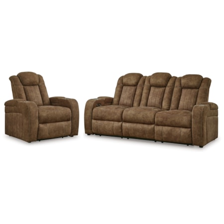 Power Reclining Sofa And Power Recliner