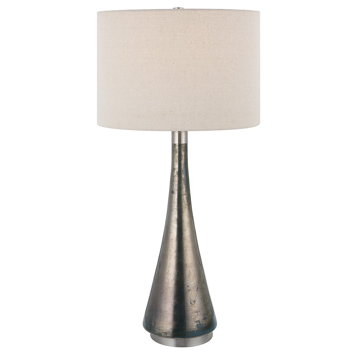 Uttermost Contour Contour Metallic Glass Table Lamp