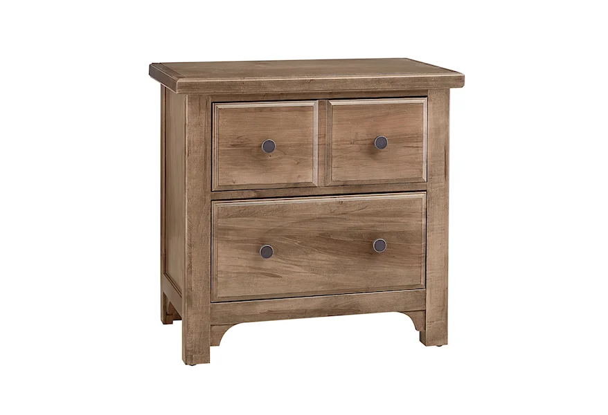 Cool Farmhouse 2-Drawer Nightstand  by Vaughan Bassett at Steger's Furniture