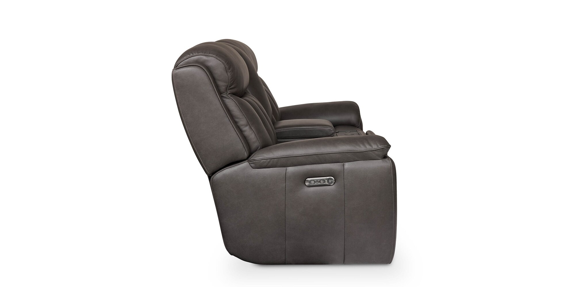 Bassett Club Level - Benson Benson Power Reclining Loveseat w/ Console