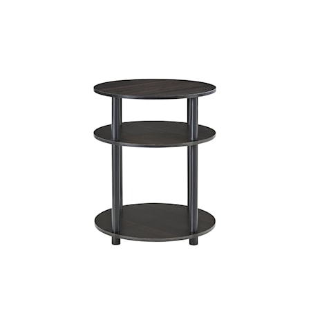 Three Tier Round Bedside Table