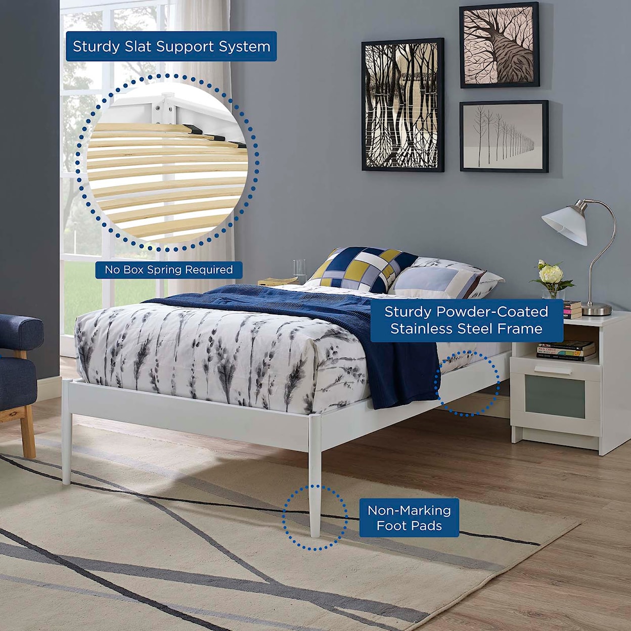 Modway Elsie Twin Bed Frame