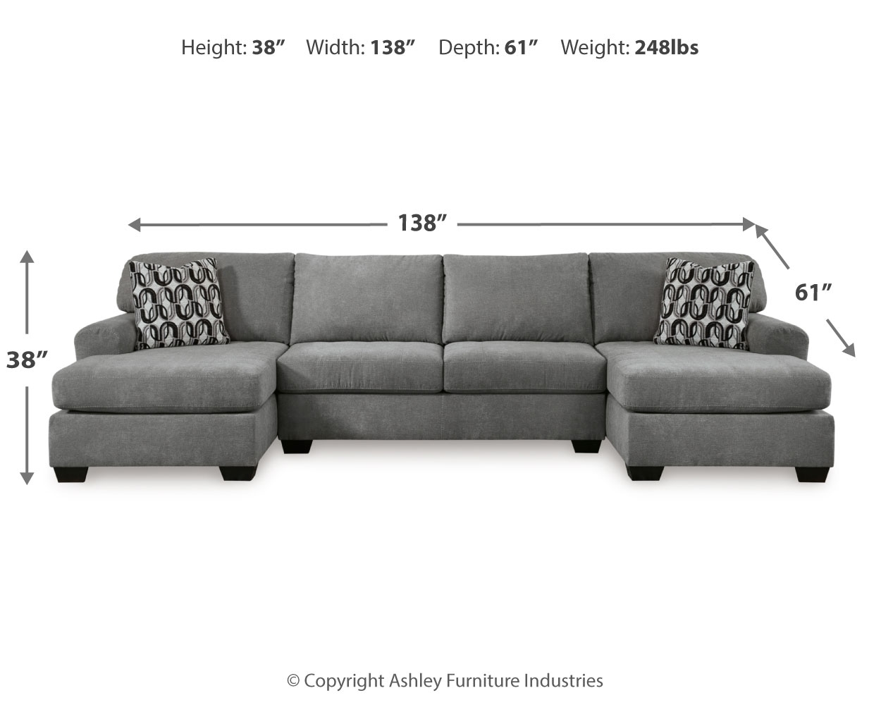 Benchcraft by Ashley Birkdale Court Sectional