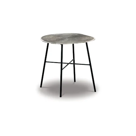 Contemporary Round End Table