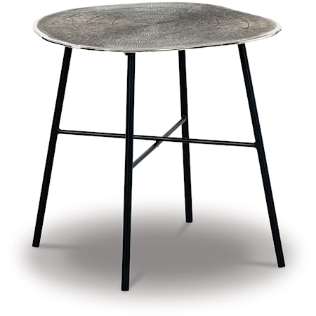 Contemporary Round End Table