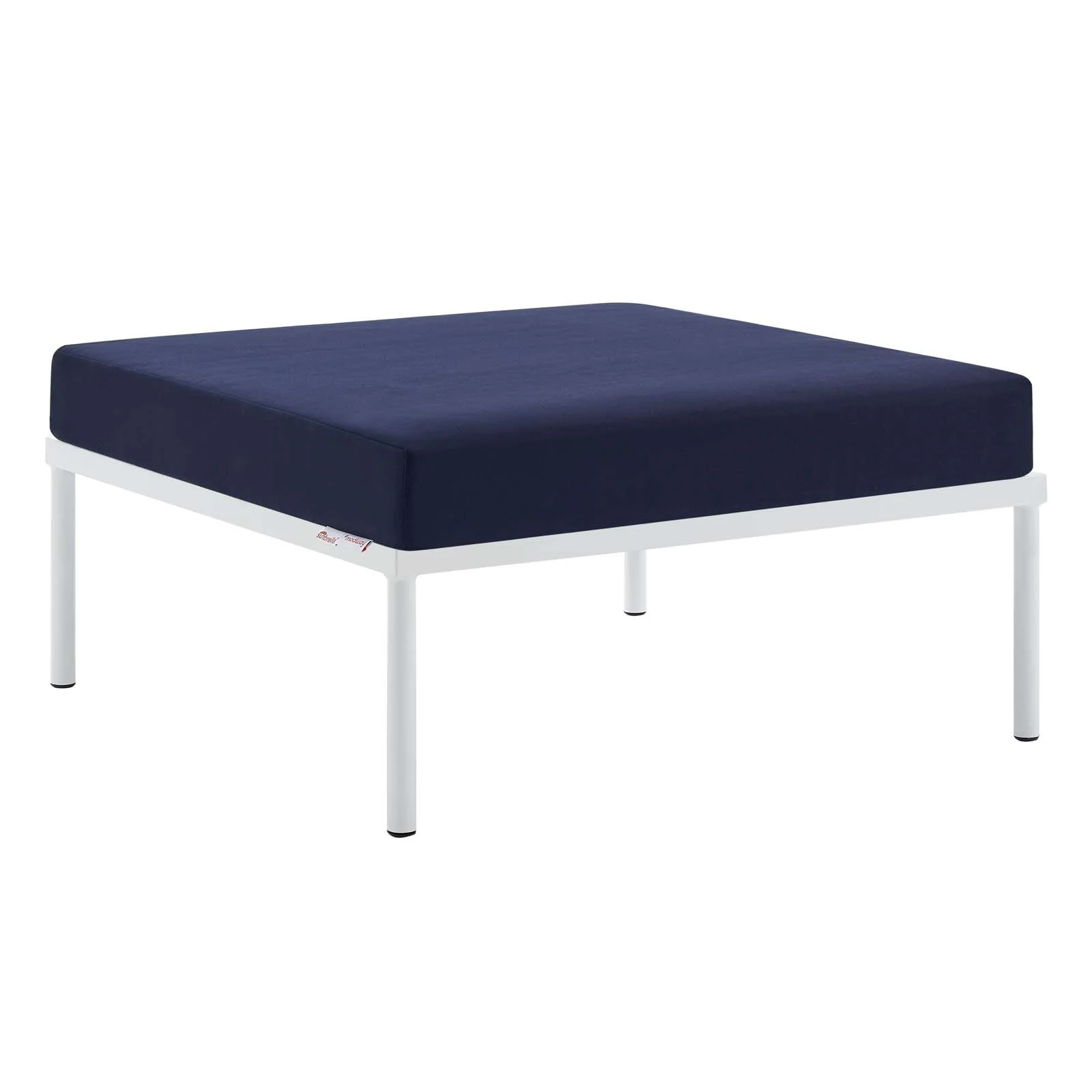 Modway Harmony EEI4969NAV Outdoor Aluminum Ottoman Value City