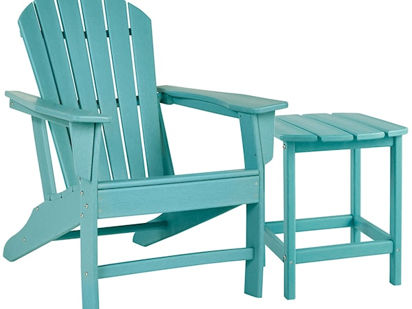 Adirondack Chair with End Table