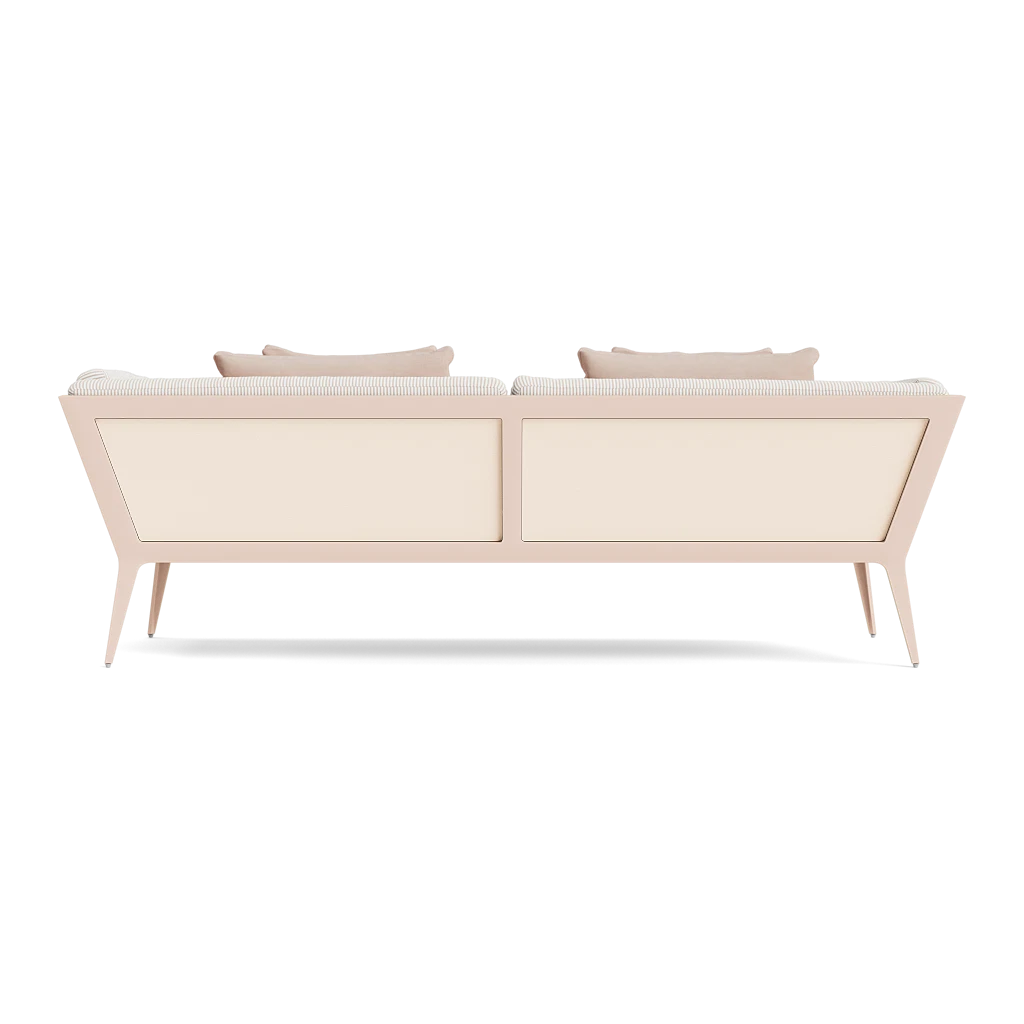 Modern Sofa w/Throw Pillows