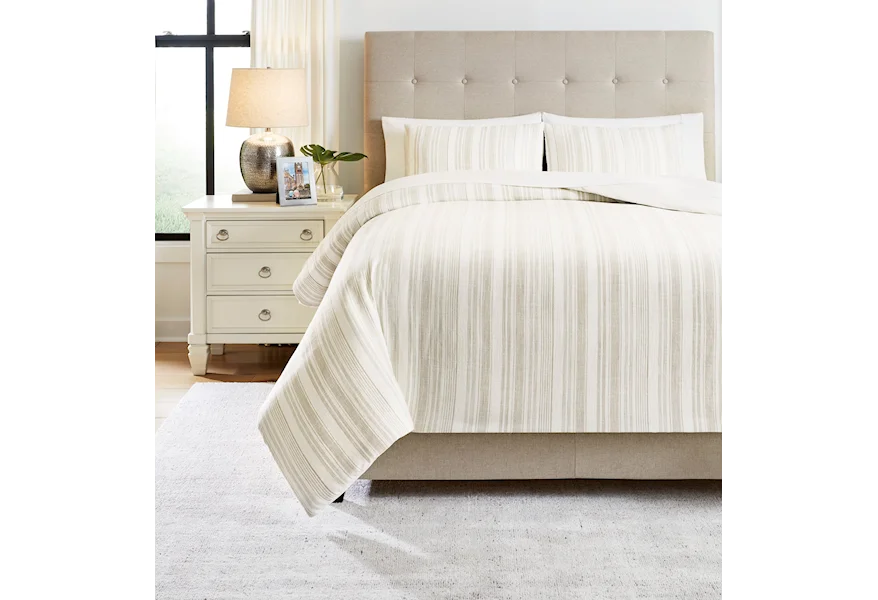 Bedding Sets Reidler Queen Comforter Set by Signature Design by Ashley at Esprit Decor Home Furnishings
