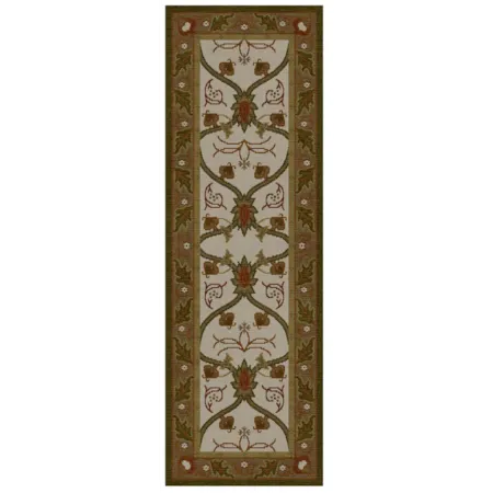 2' 9" x 10' Runner Cottage Garden Rug