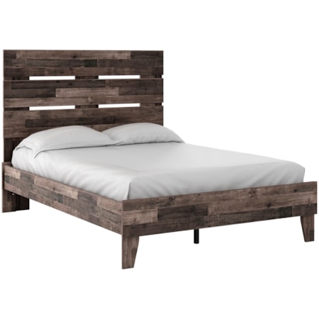 Full Platform Bed with Headboard