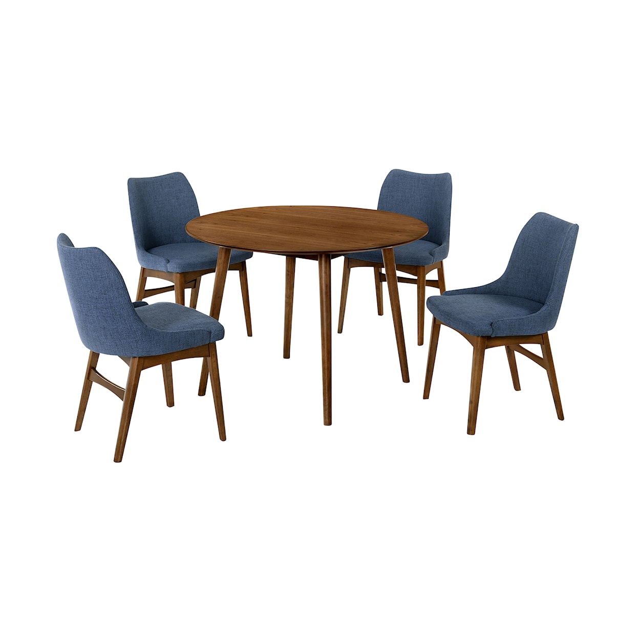 Armen Living Arcadia/Azalea 5-Piece Dining Set