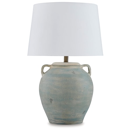 Terracotta Table Lamp