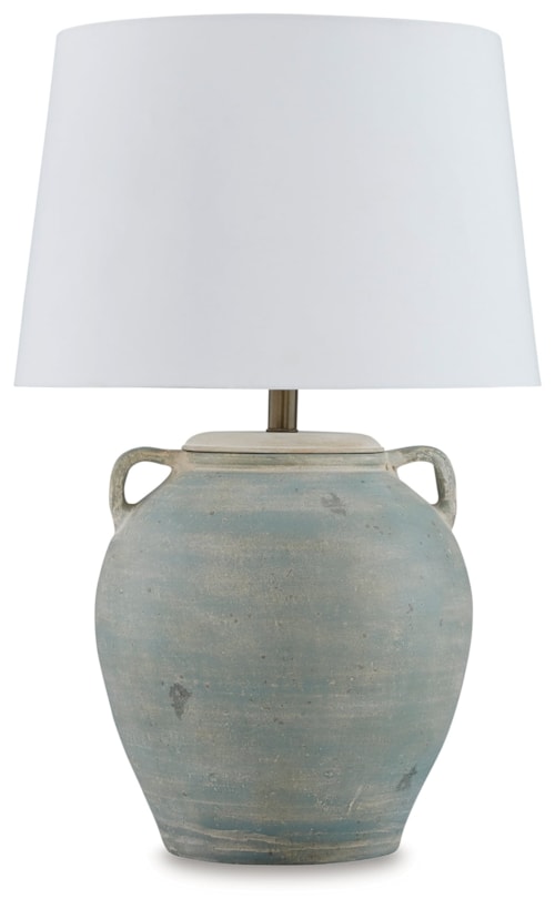 Terracotta Table Lamp