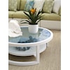 Tommy Bahama Outdoor Living Ocean Breeze Promenade Outdoor Round Cocktail Table