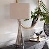 Uttermost Contour Contour Metallic Glass Table Lamp