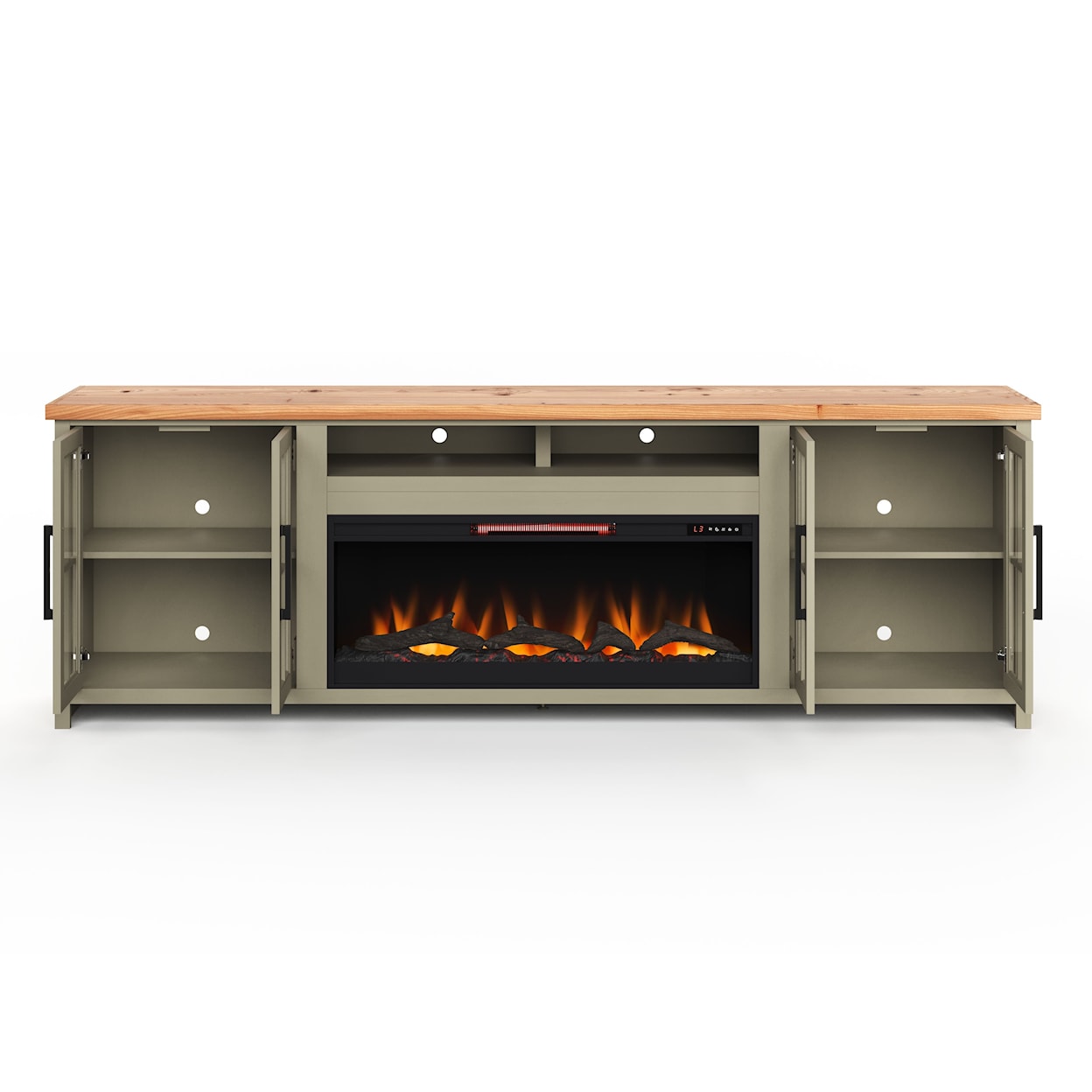 Legends Furniture Vineyard Fireplace Console