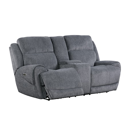 Power Reclining Console Loveseat