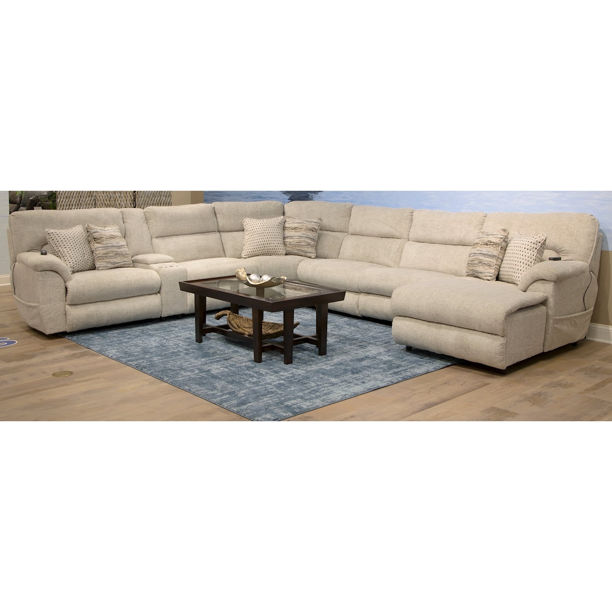 Catnapper 151 Escape Power Reclining 7-Piece Sectional