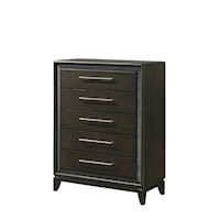 Saratoga Contemporary 5-Drawer Bedroom Chest