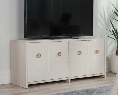 Contemporary 4-Door TV Credenza
