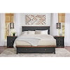 AAmerica Stormy Ridge California King Storage Bed