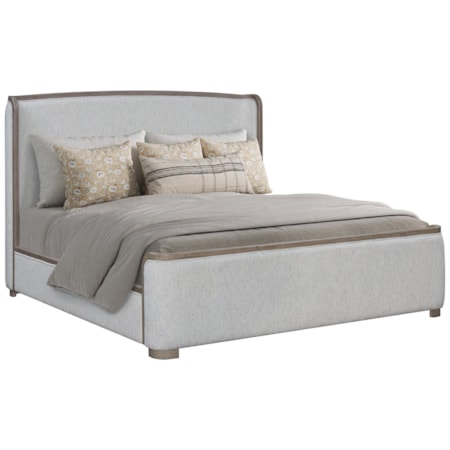 Sheltered Upholstered King Bed