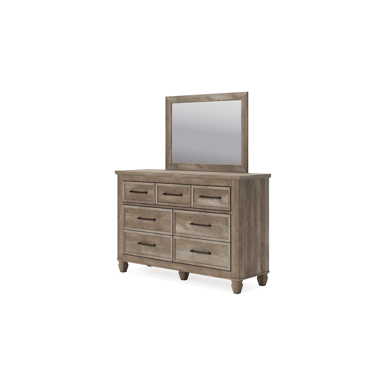 Signature Design by Ashley Furniture Yarbeck Dresser and Mirror