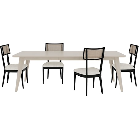 5-Piece Dining Set with Leaf