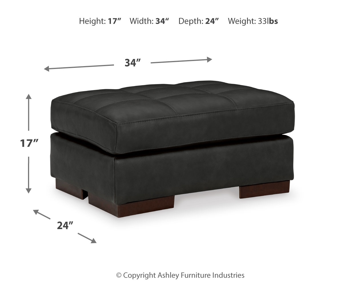 Signature Design by Ashley Luigi Oversized Chair And Ottoman