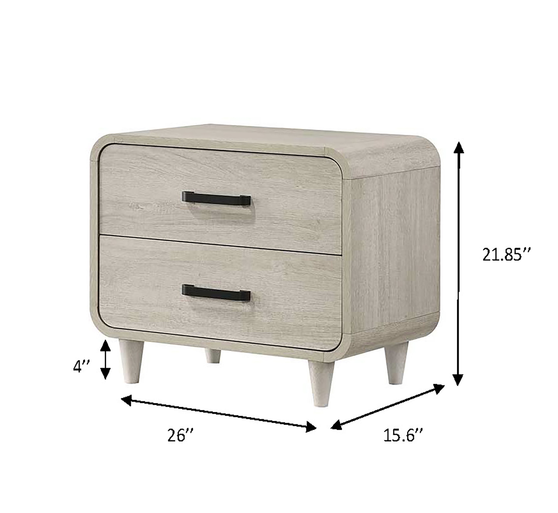 2-Drawer Nightstand