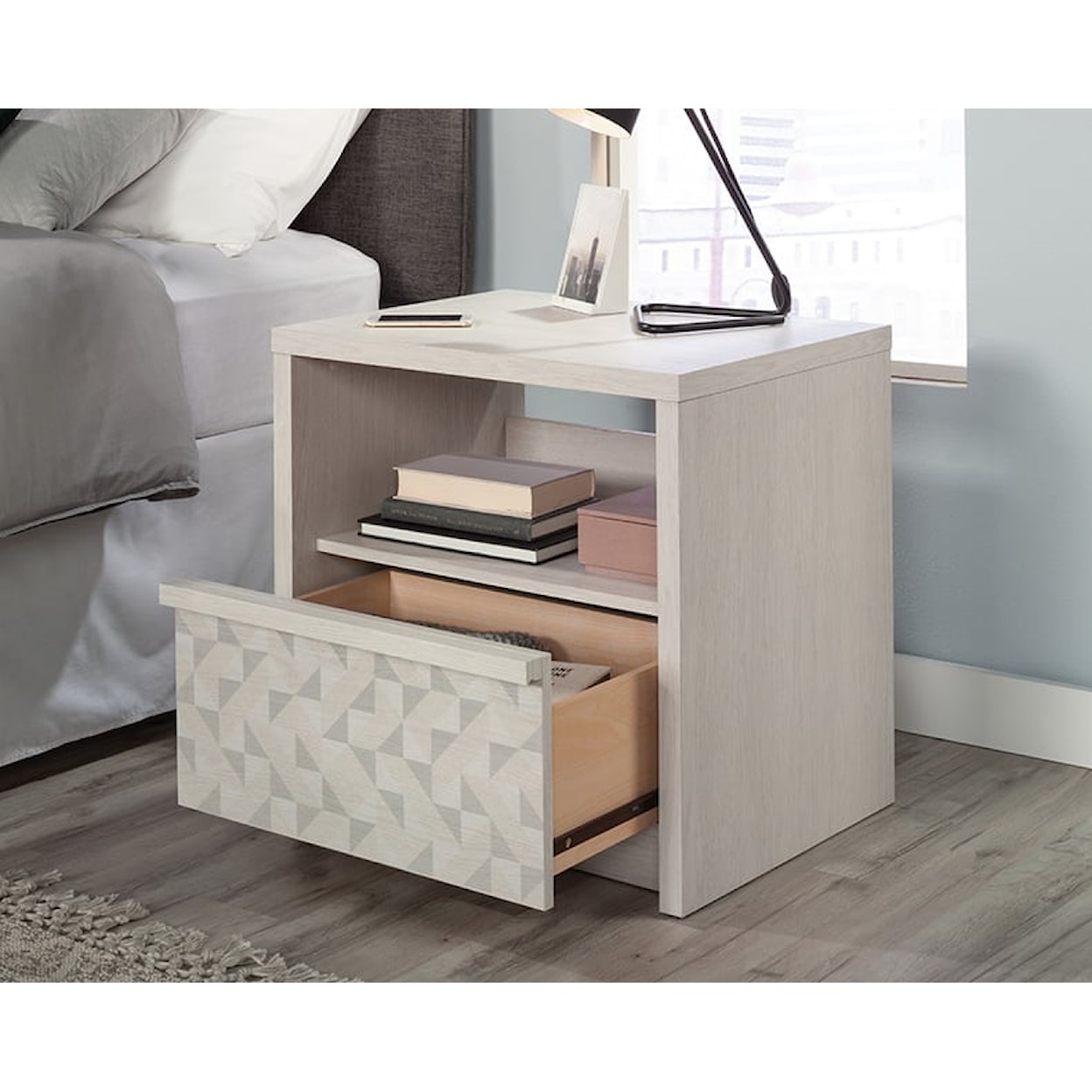 Sauder HARVEY PARK Harvey Park 1-Drawer Nightstand