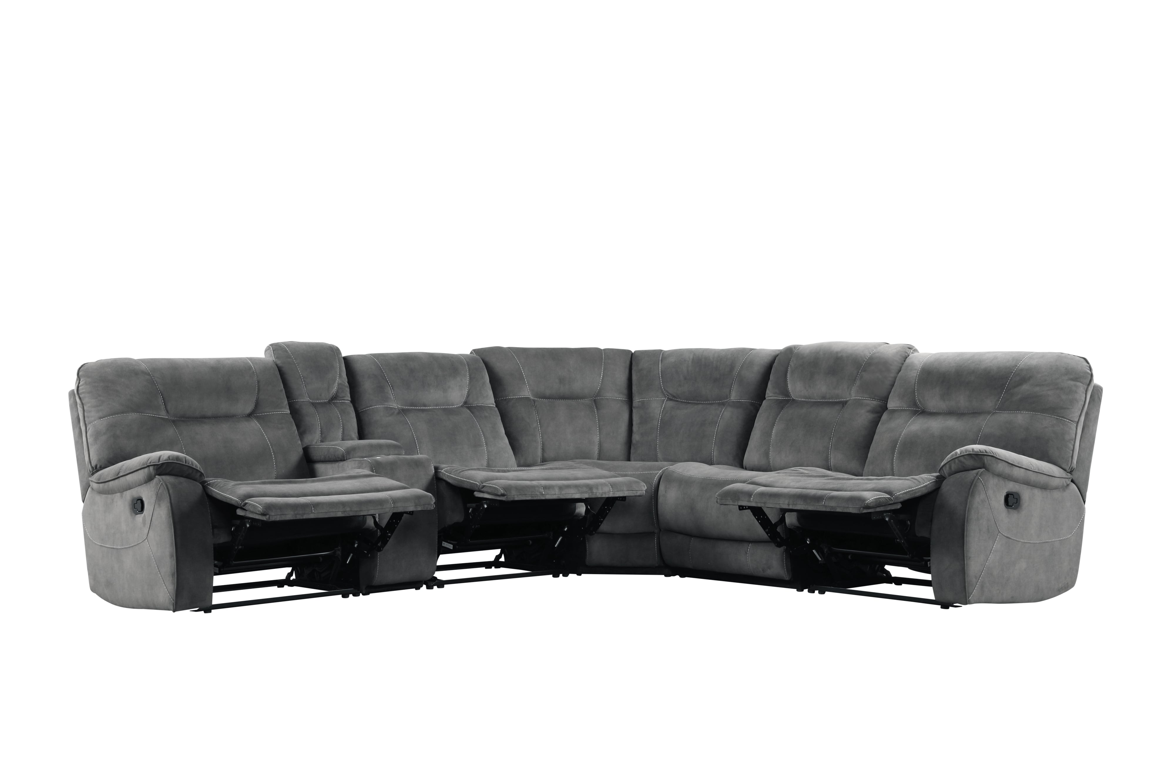 6-Piece Manual Reclining Sectional Sofa