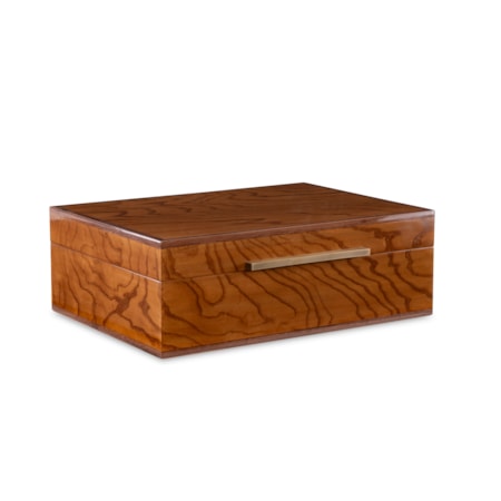 Walnut And Brass Box
