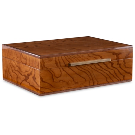 Walnut And Brass Box