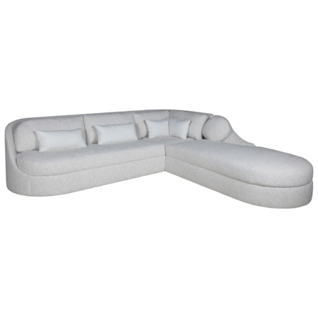 2-Piece Curved Sectional