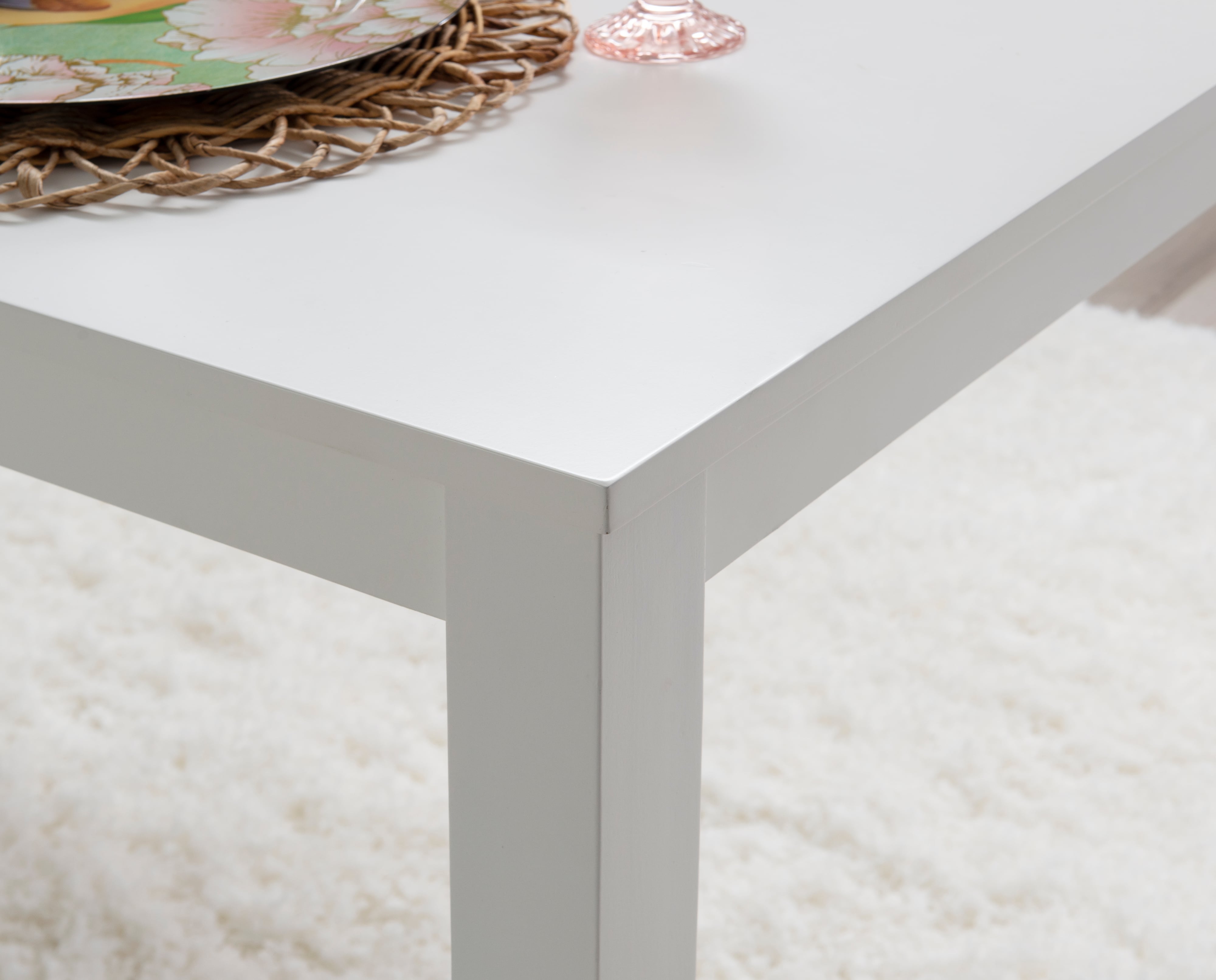 Starla White Dining Table